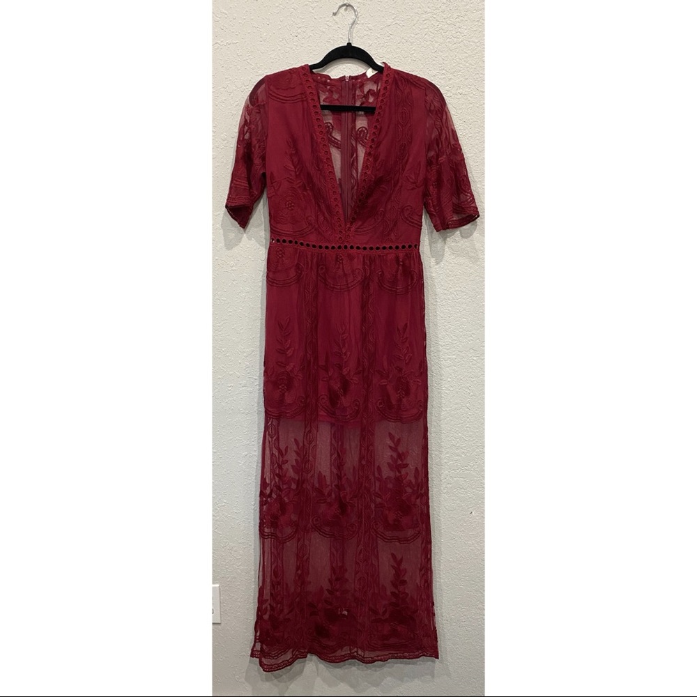 Stunning Lace Maxi Dress